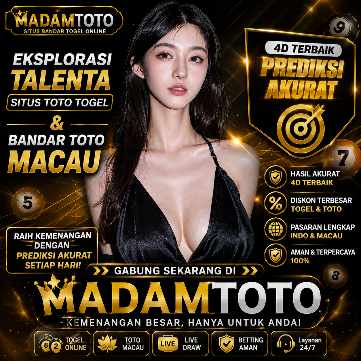 MADAMTOTO: Eksplorasi Talenta Situs Toto Togel & Bandar Toto Macau Dengan Prediksi Akurat 4d Terbaik